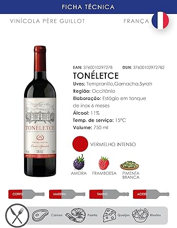 Tonéletce Vinho Tinto Francês 4