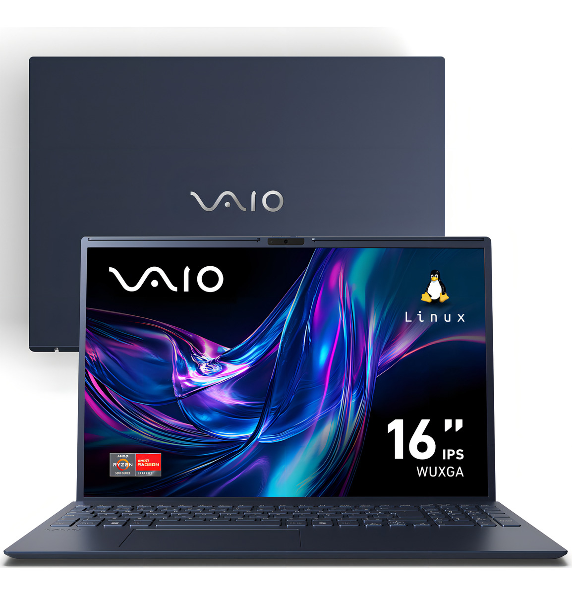 Notebook VAIO FE16 AMD Ryzen 5-5625U Linux 8 GB RAM 256 GB SSD 1
