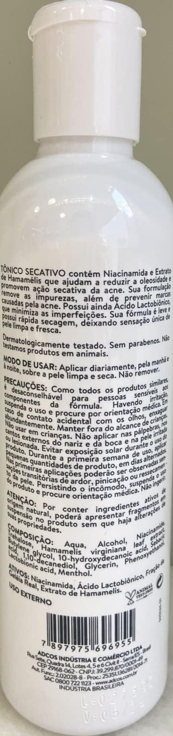 Tônico Secativo - Pele Acneica Adcos 2