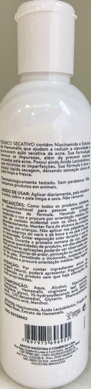 Tônico Secativo - Pele Acneica Adcos 2