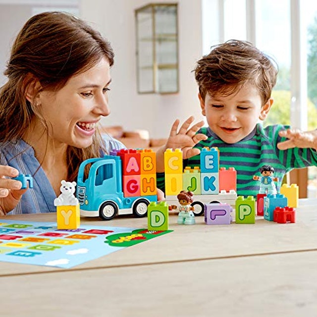 Brinquedo Educativo Duplo Caminhão do Alfabeto 4