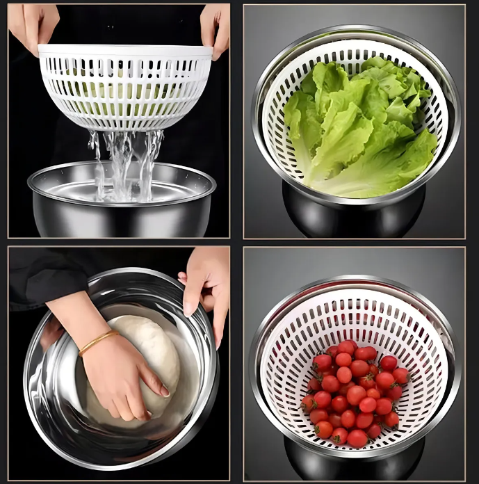 Centrífuga de Salada Inox 4