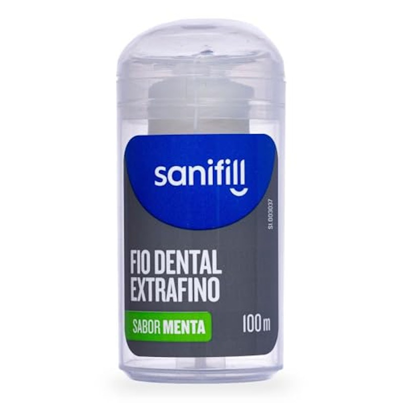 Fio Dental Extrafino Sabor Menta 100 m 2