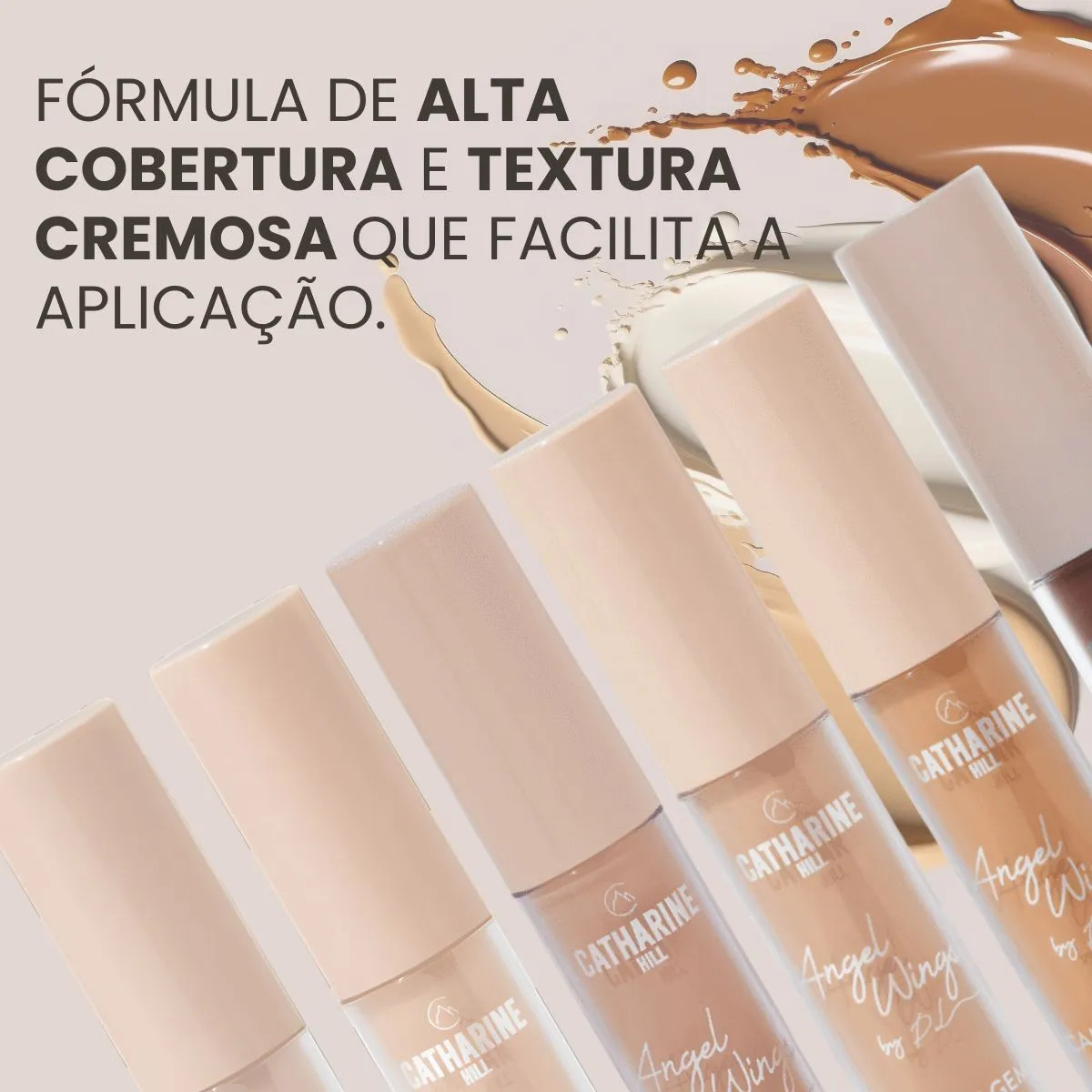 Corretivo Camuflagem Alta Cobertura Angel Wings  5