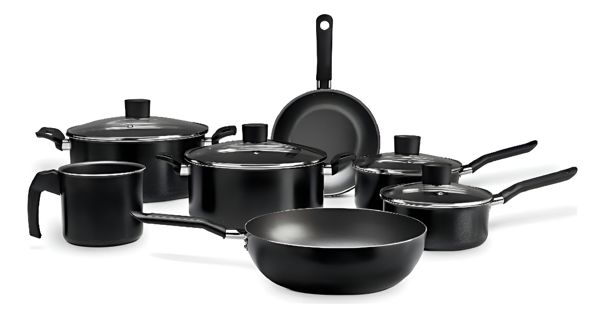Jogo de Panelas Brinox Ebony Antiaderente Pro-Flon 7 Peças 2
