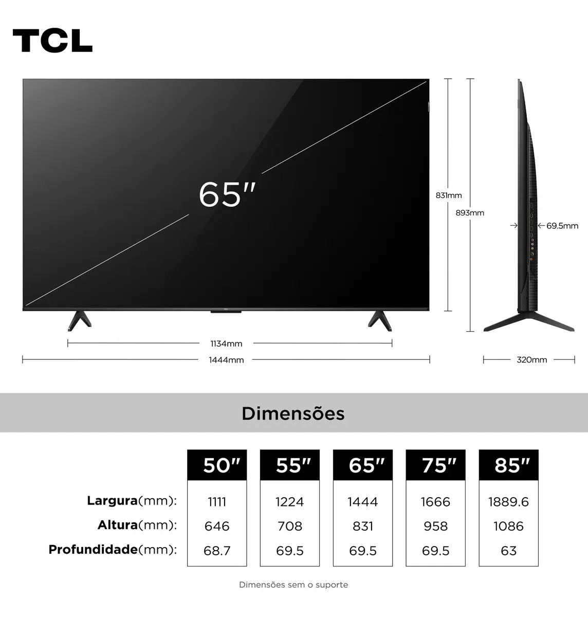 TCL Classic 4K QLED TV P7K 3