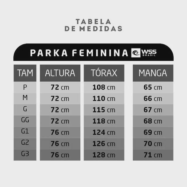 Parka Feminina Plus Size Light 5