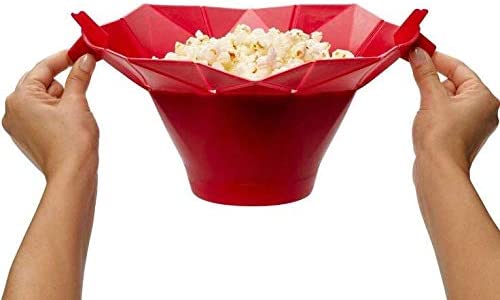 Balde de Pipoca e Pipoqueira Dobrável 3