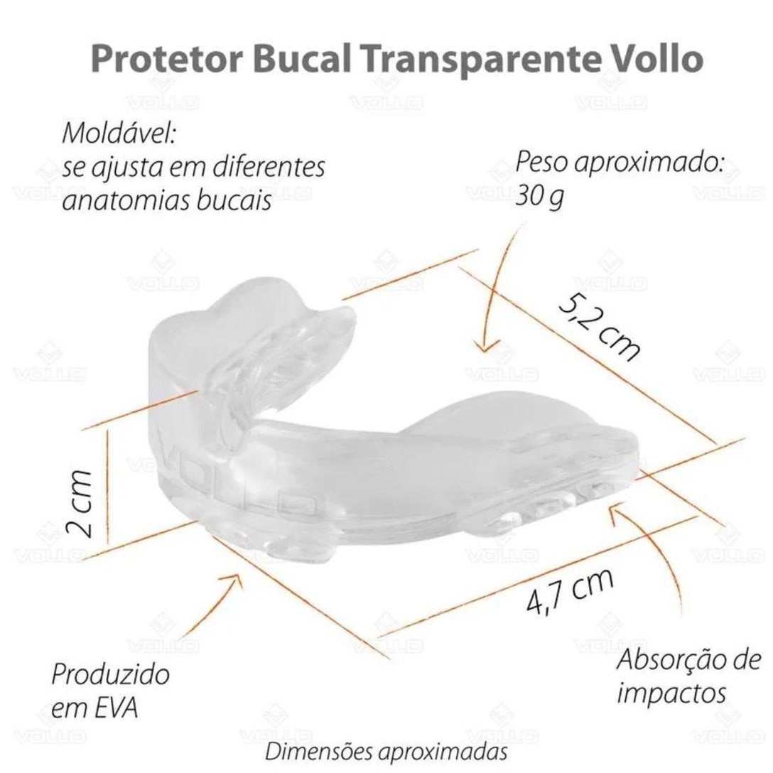 Protetor Bucal Transparente Vollo 3