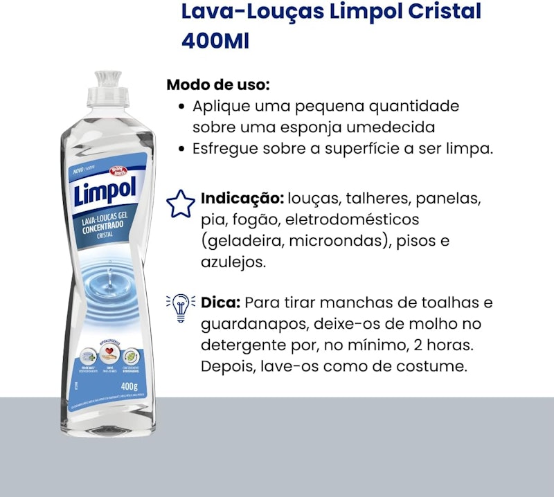 Lava-Louças Gel Concentrado 4