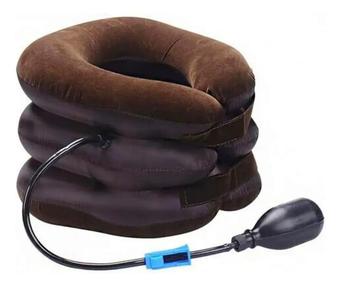 Colar Travesseiro Almofada para Pescoço Cervical Inflável 1