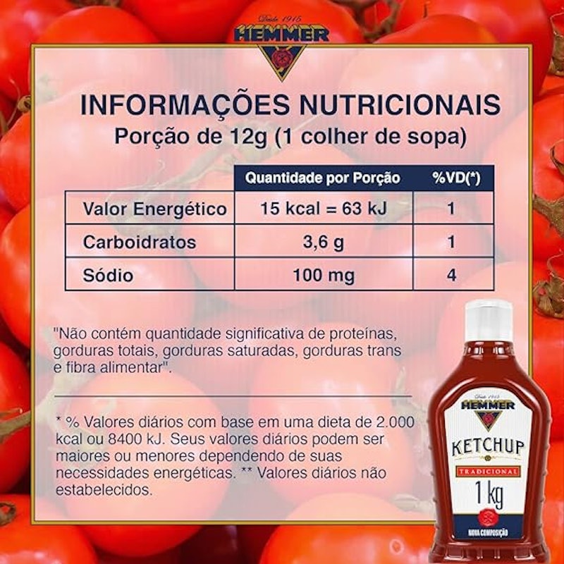 Ketchup Tradicional Bisnaga 1 kg 4