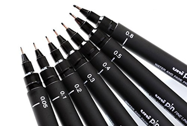 Caneta Pin Fineliner (12 Unidades) 5