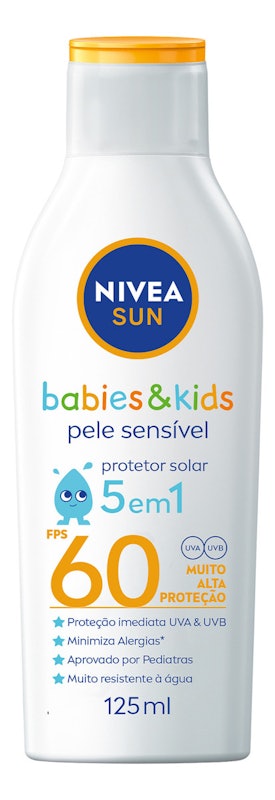 Protetor Solar Kids & Babies Pele Sensível FPS 60 Nivea Sun 1