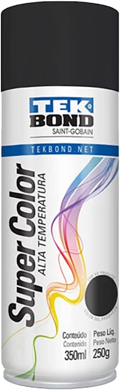 Tinta Spray de Alta Temperatura Tekbond 1