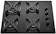 DAKO Cooktop 4 Bocas Preto com Mesa de Vidro e Tripla Chama Dako Supreme 1