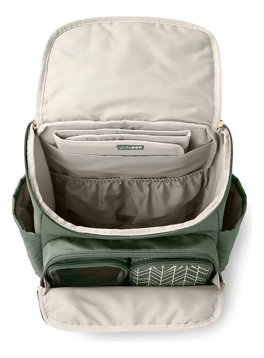 Mochila Maternidade Forma Verde Sálvia Skip Hop 3