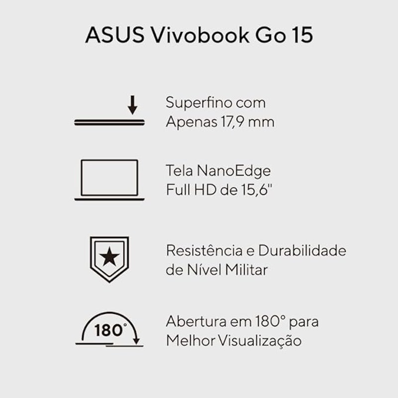 Notebook ASUS Vivobook Go 15 3