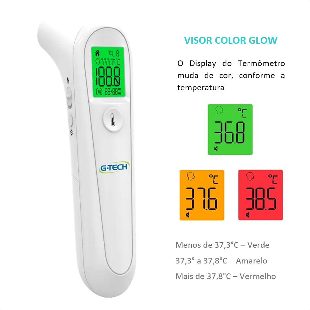 Termômetro Digital Infravermelho sem Contato Easy Sensor G-Tech 4