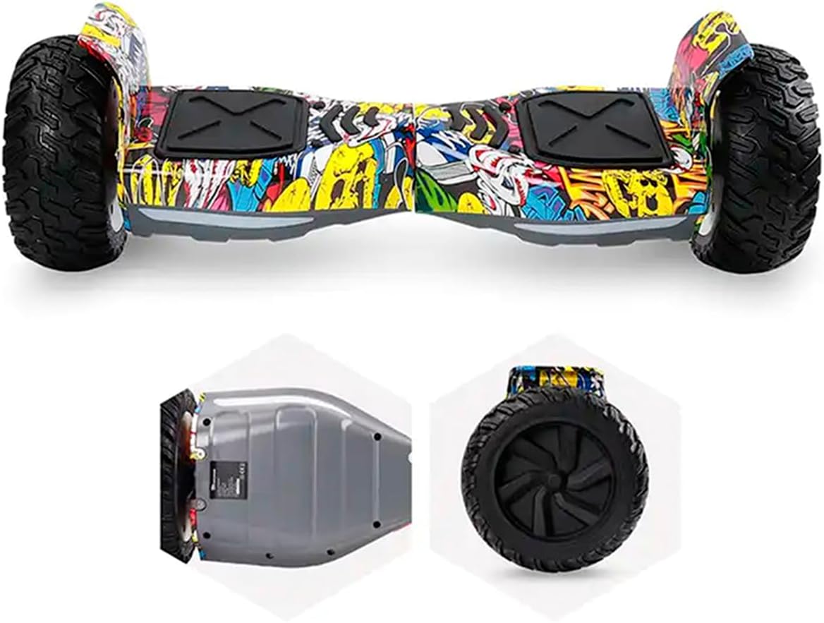 Hoverboard Skate Elétrico Original 8.5 Offroad LED Bluetooth Hip Hop Brinovar 4