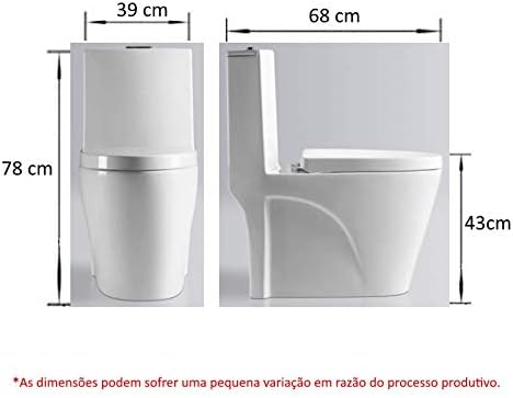 Vaso Sanitário Acoplado Confort Plus 4