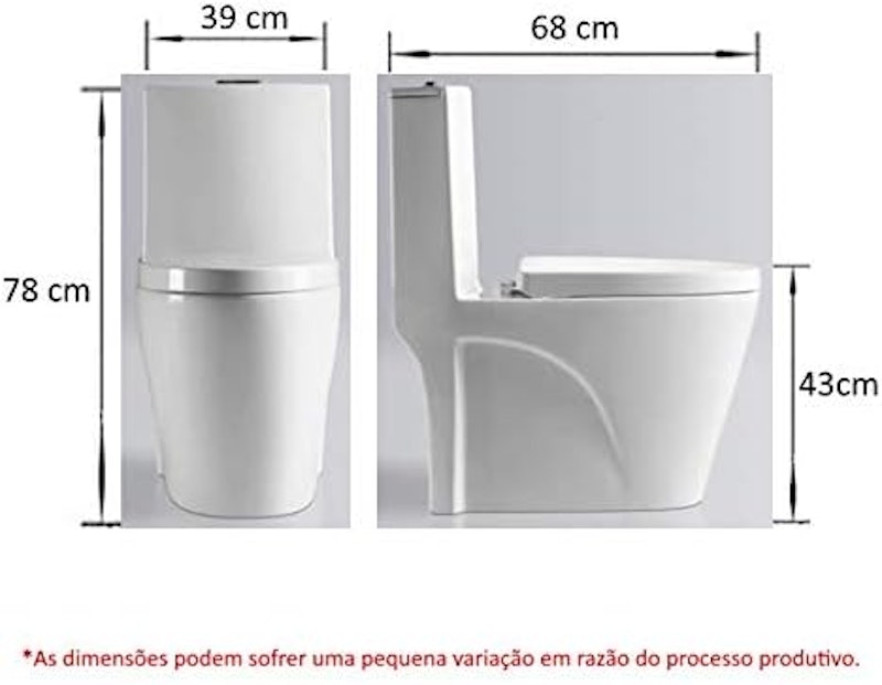 Vaso Sanitário Acoplado Confort Plus 4