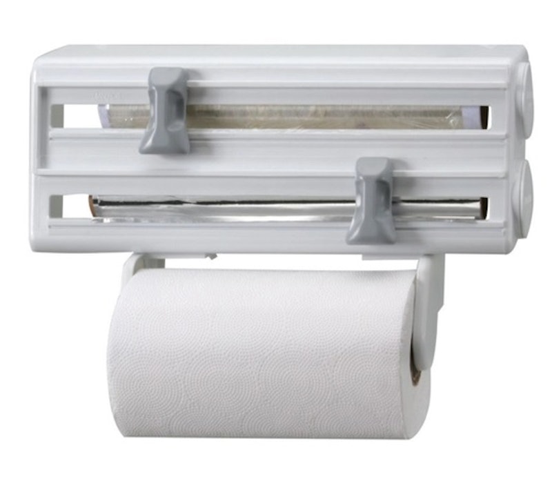 Porta Rolos Maxroll 3 Suportes Papel Toalha Pvc e Alumínio 1