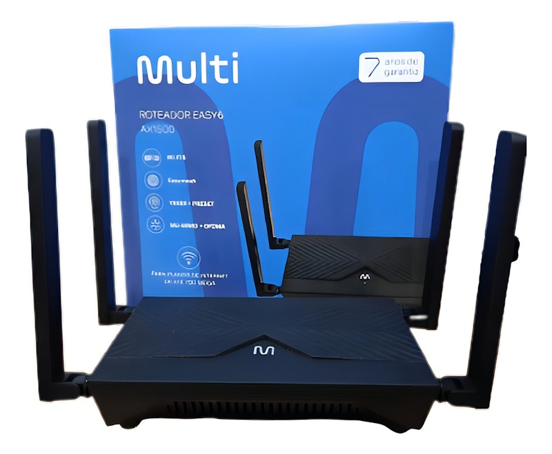 Roteador Wi-Fi 6 Multi Easy6 Ax1500 1