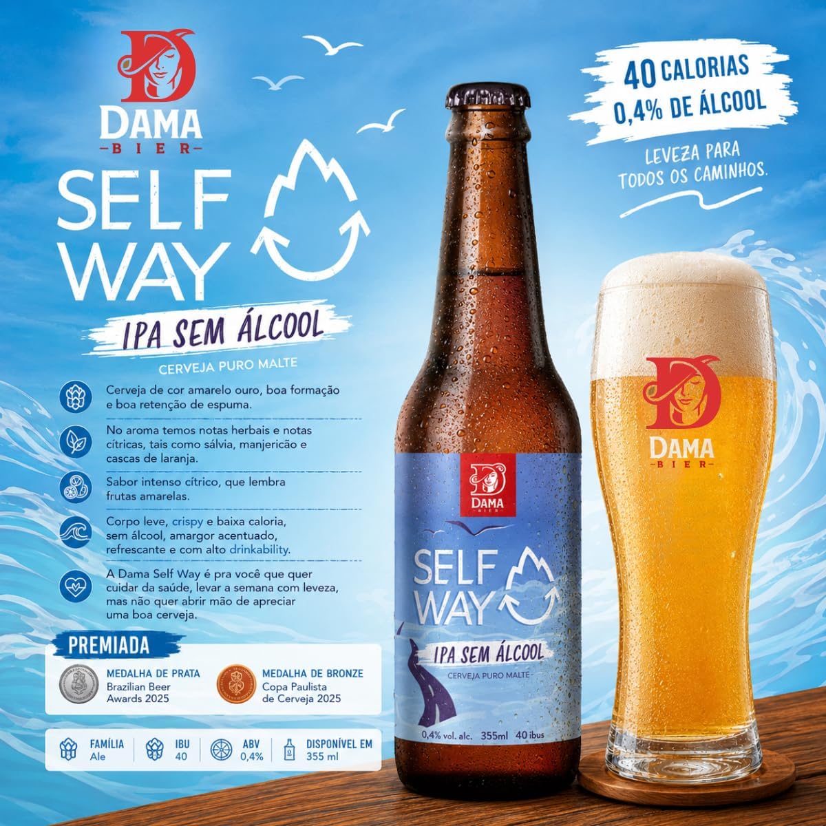 Dama Self Way IPA Sem Álcool 2