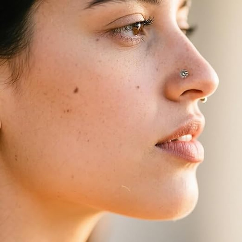 Piercing Nostril Aço Cirúrgico Florzinha 2