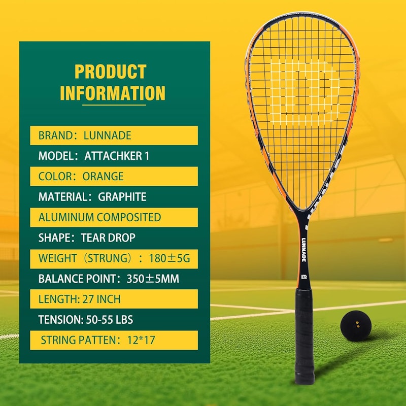 Raquete de Squash Lunnade 4