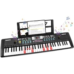 Teclado Musical Digital 61 Teclas Iluminadas Truerza