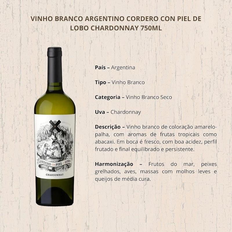 Cordero con Piel de Lobo Chardonnay 4