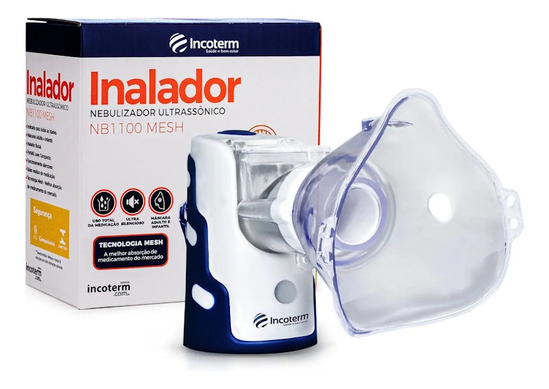 Inalador / Nebulizador Portátil Ultrassônico NB1100 Mesh 1