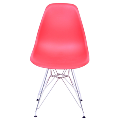 Cadeira Eames Eiffel Base Cromada