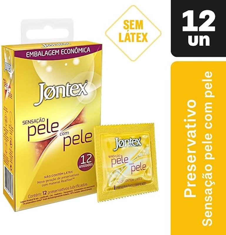 Preservativo Jontex Sensação Pele com Pele 2