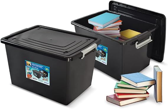 Caixa Organizadora Preta 56 L 4