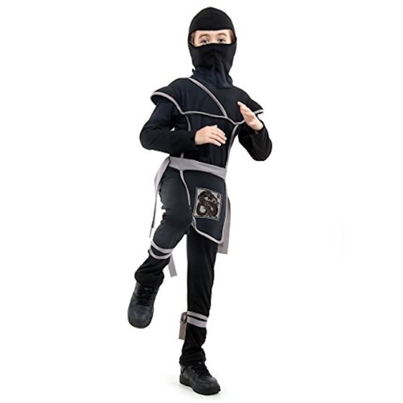 Fantasia Infantil de Halloween Ninja 1