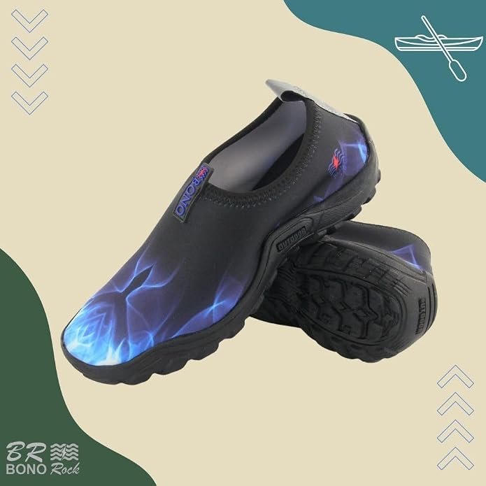 Sapatilha Náutica Aquática Neoprene Leve Flexível Bono Rock 3