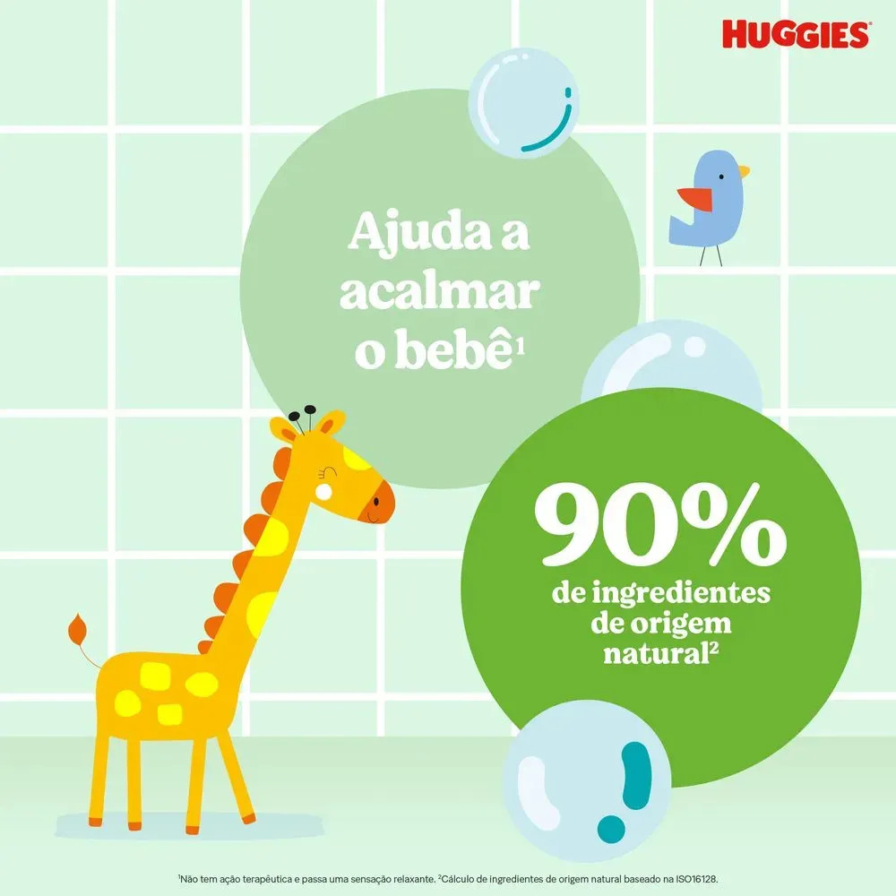 Shampoo Huggies Camomila Seguro para Recém-Nascidos 4