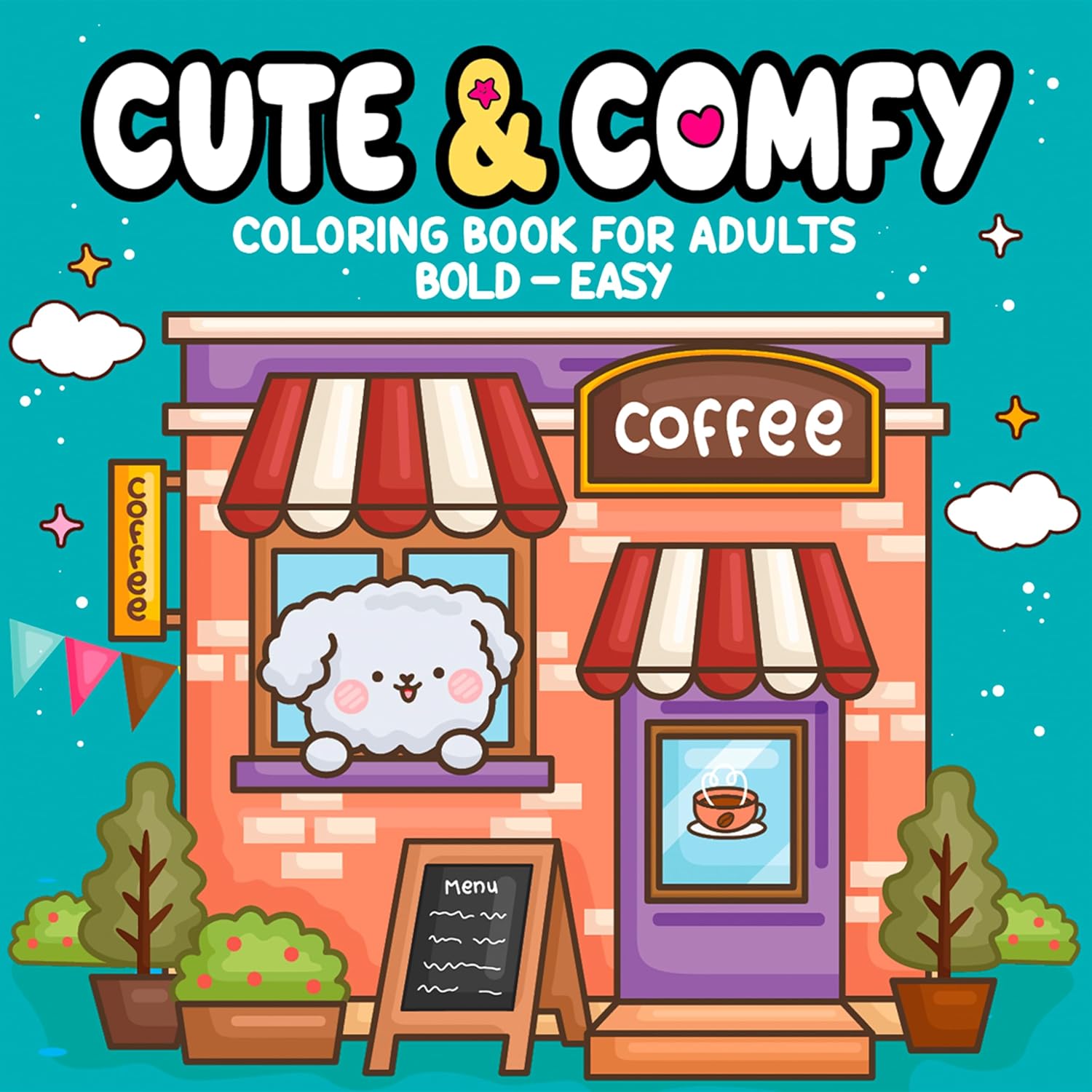 Cute & Comfy Coloring Book for Adults 1