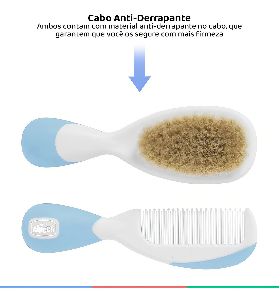 Escova e Pente de Cerdas Naturais 2