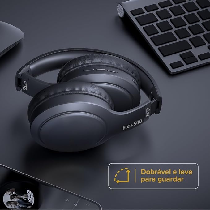 Headphone Bluetooth BASS 500 i2GO 4