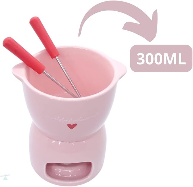 Conjunto para Fondue de Porcelana L'Amour 3