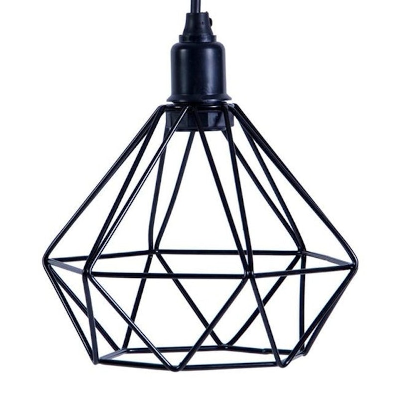 Lustre Pendente Aramado Diamante 2