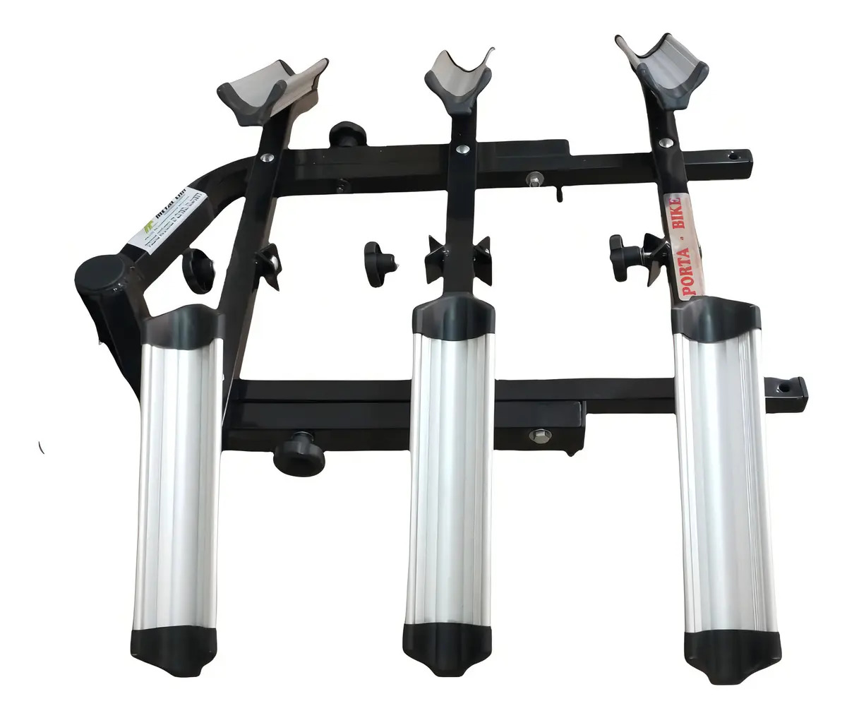 Suporte de Bicicletas Engate Metallini Plataforma 3 Bikes Alumínio LED 1