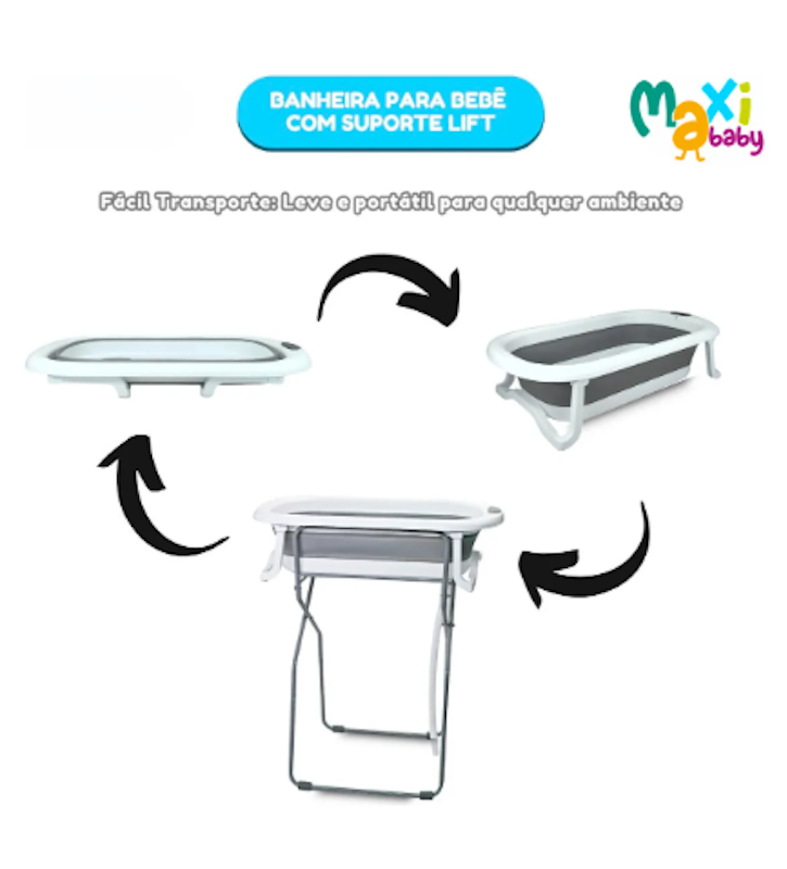 Banheira para Bebê com Suporte Lift 2