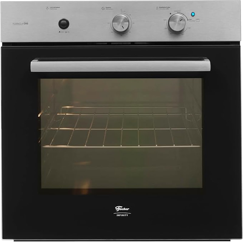 Forno a Gás de Embutir Fischer Infinity 78 L com Grill 1