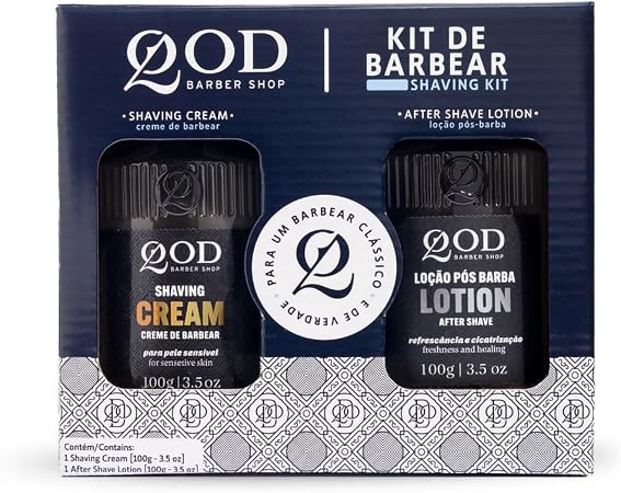 Kit Creme de Barbear e Loção Pós-Barba 1