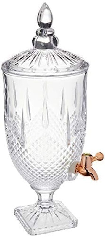 Suqueira de Cristal Ecológico com Torneira Gold Rose Diamante 1